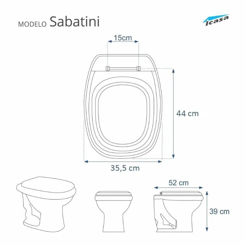 Tampa Para Vaso Icasa Sabatini Preto Borboleta Azul Escuro