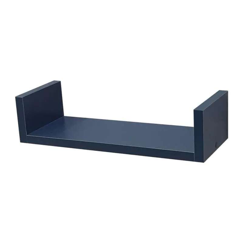 Prateleira U 90 X 15cm MDP Suporte Invisível Moderno Sala Azul Mercado das Prateleiras - OUTRAS - Agro