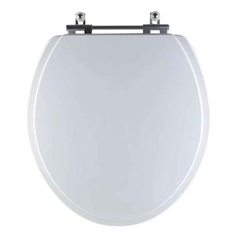 Assento Sanitário Tampa De Vaso Branco Resina Poliester Spot Para Bacia Deca