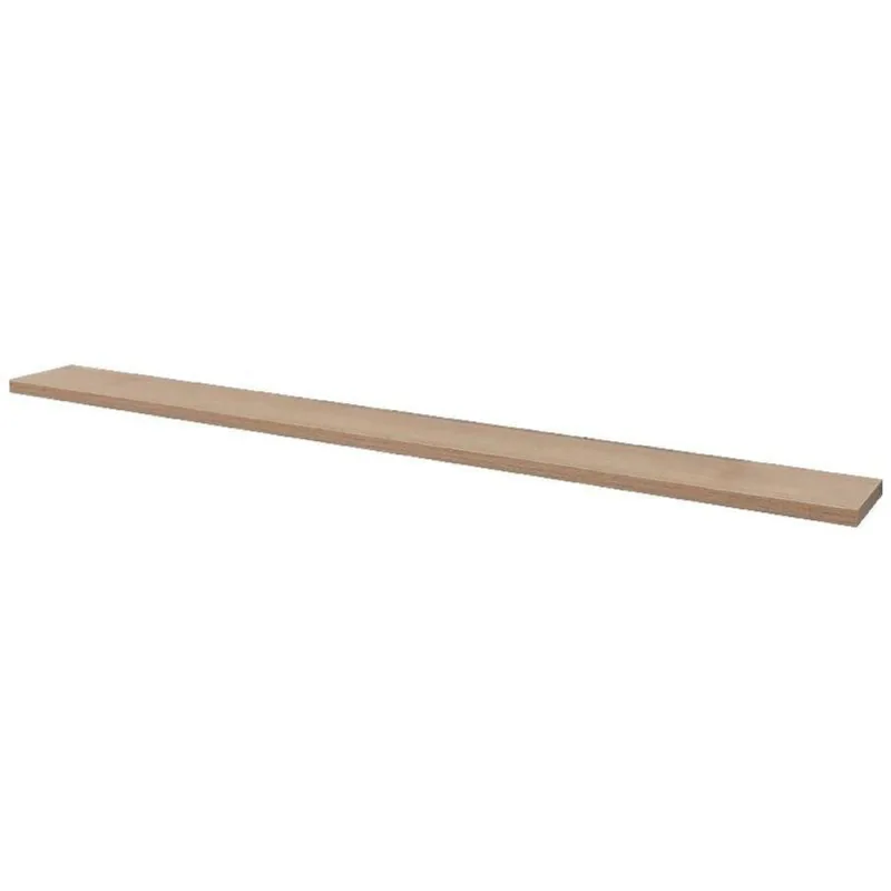 Prateleira 90 X 20cm Carvalho MDP Fixação Suporte Invisível Organizador Sala Bege Mercado - OUTRAS - Agro