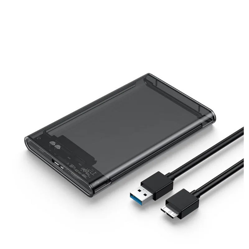 Case Gaveta P/ Montar Hd Externo 2.5" Sata Iii Usb 3.0 6gbps - Fumê
