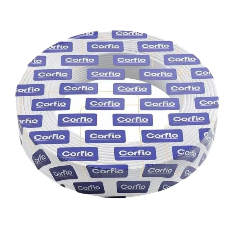 Cabo Paralelo 2,50mm² 300V Branco 100 Metros Corfio