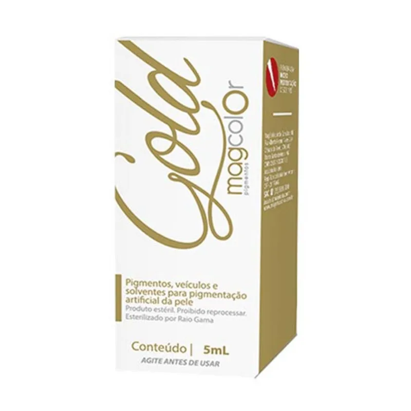 Pigmento magcolor gold - castanho médio 5ml
