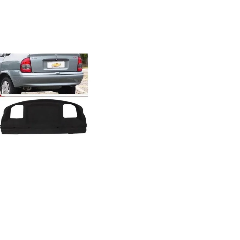 Bagagito Corsa Classic1996/2005 Cinza Com Furo Alto Falante