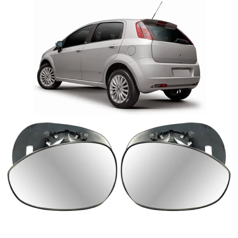 Par Lente Retrovisor Fiat Punto 2007 a 2017 Dir / Esq