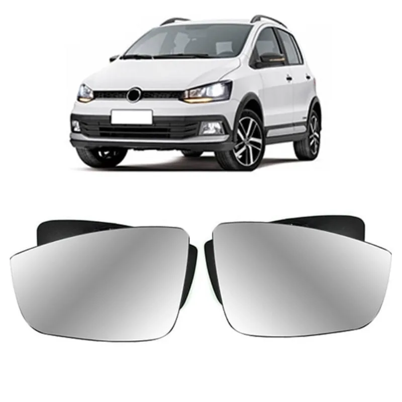 Par Lente Retrovisor Vw Fox 2009 a 2019 Dir / Esq