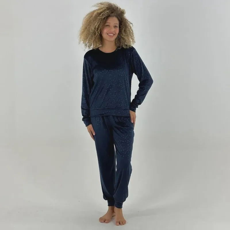 Pijama Malwee Plush Manga Longa com Calça Feminino - Não Disponível - Moda