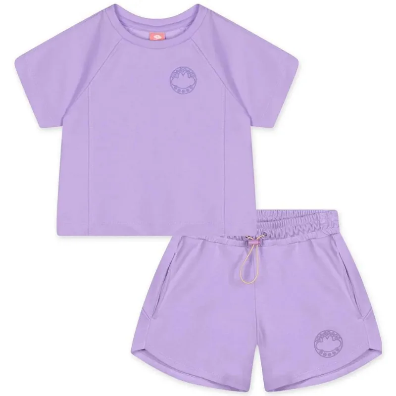 Conjunto Curto Lilica Ripilica Blusa e Bermuda Lilás 10