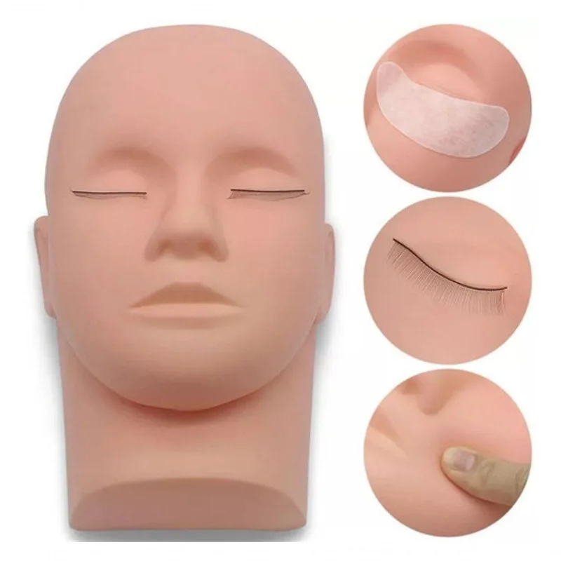 Cabeça De Silicone Maquiagem, Cílios Micropigmentação