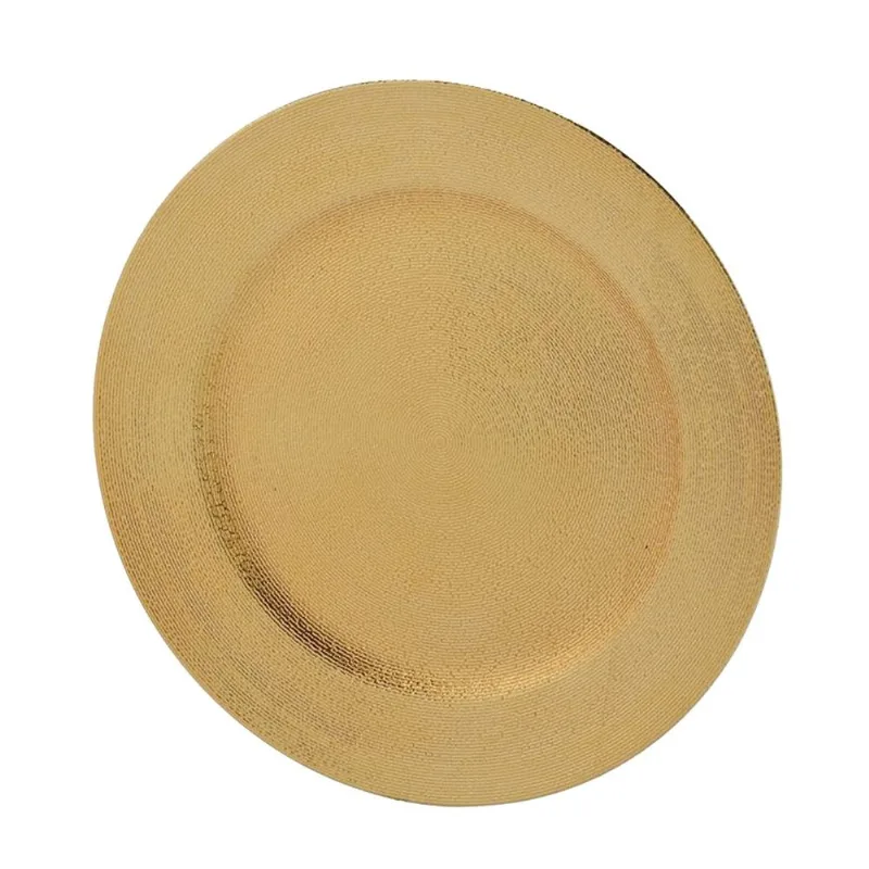 Sousplat Dourado 33cm Christmas