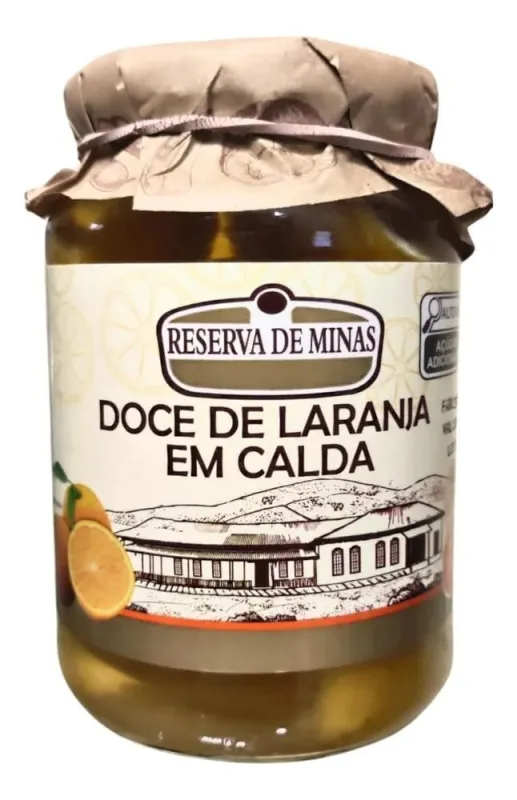 Doce De Laranja Calda Reserva De Minas 650g - Não Informado - Mercearia