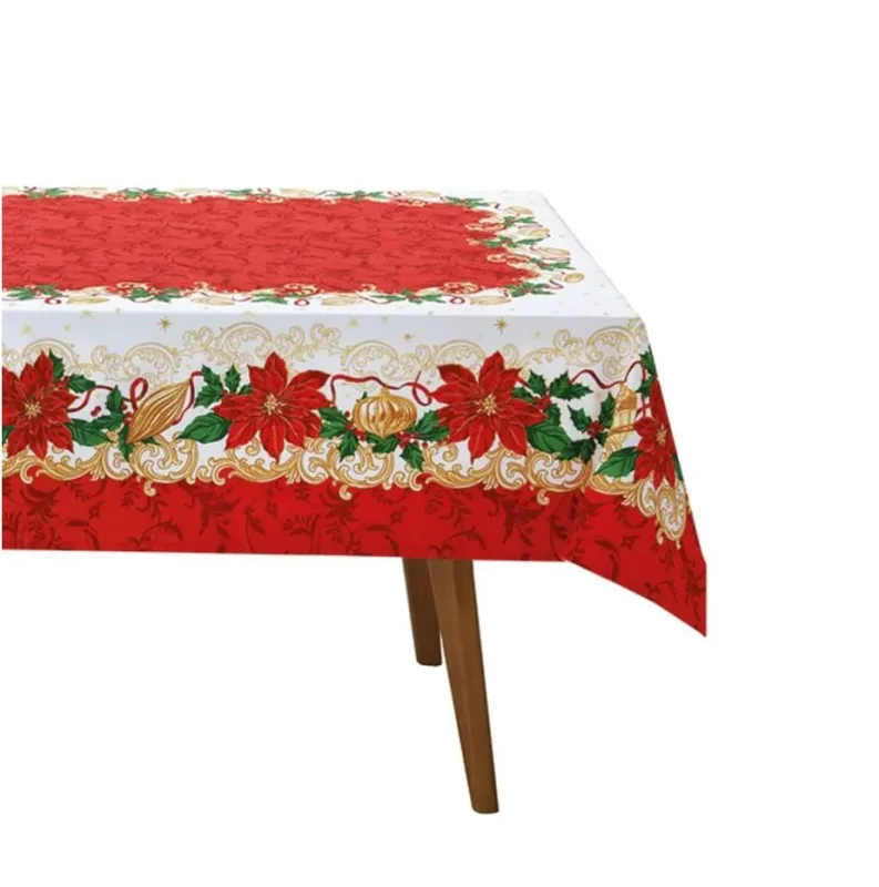 Toalha Mesa Quadrada Athenas 140x140cm Natal 110 Dohler - Döhler - Cama, Mesa E Banho
