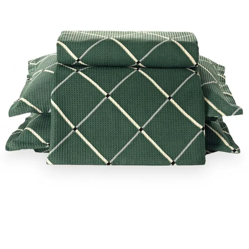 Colcha Casal Piquet Gaia - Dohler Verde