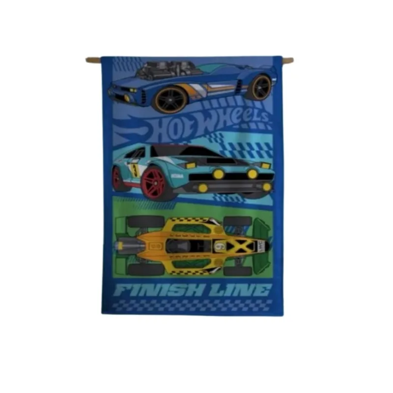 Toalha Banho Infantil 70x130 Velour Dohler Hotwheels 03