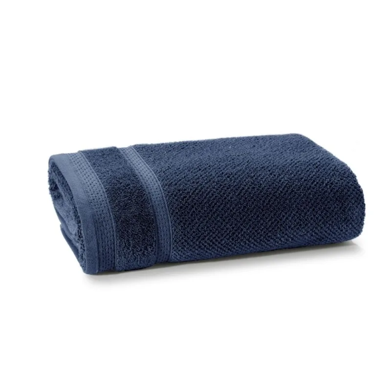Toalha de Banho Felpudo Marrocos Liso 70cmx1,40m Azul Escuro - Döhler