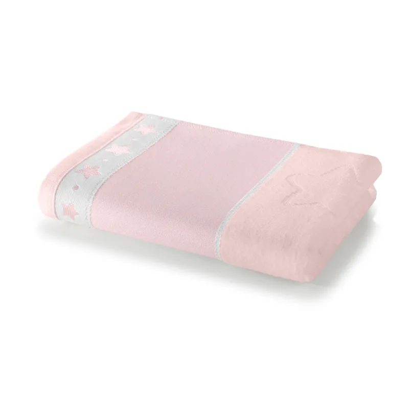 Toalha de Banho Infantil Döhler Baby Star Rose Para Pintar