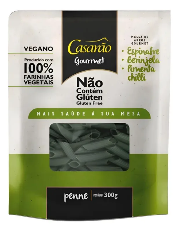 Macarrão Fusilli De Espinafre Casarão 300g - Não Informado - Mercearia