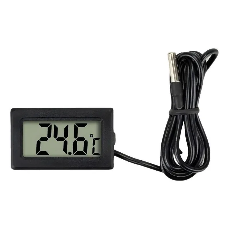 2x Medidor De Temperatura Digital Com Sensor Externo