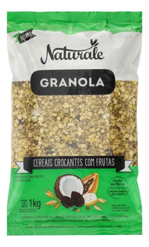 Naturale Granola Cereais E Frutas 1kg - Não Informado - Mercearia