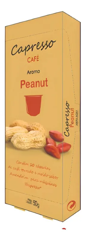 Cápsulas Nespresso Cafés Sabor Amendoim (compatível) - Não Informado - Mercearia