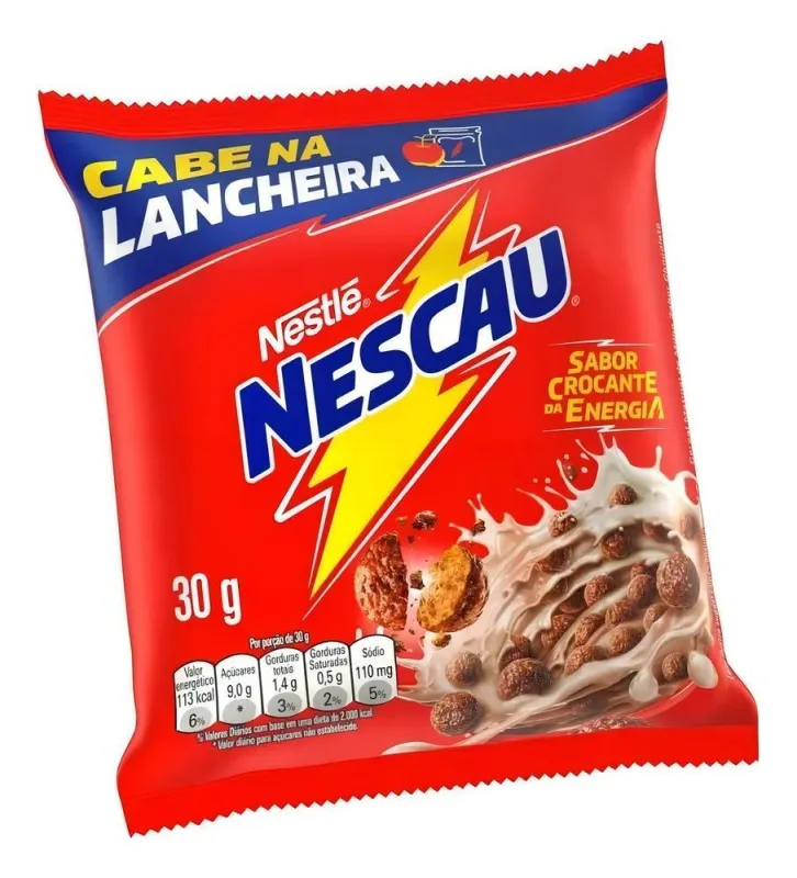 Cereais Cereal Matinal Crocante De Energia 30g Nescau - Não Informado - Mercearia