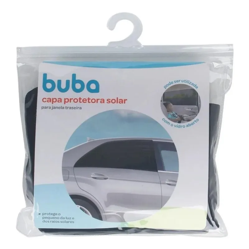 2x Capa Cortina Protetora Solar Para Janela Traseira - Buba