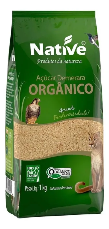 Açúcar Orgânico Demerara Native 1kg - Não Informado - Mercearia