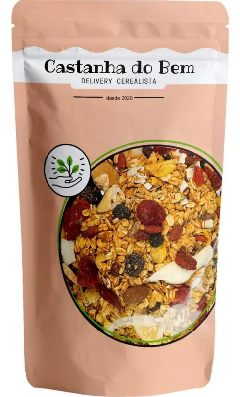 Granola Frutas Vermelhas Com Castanhas 1kg - Não Informado - Mercearia