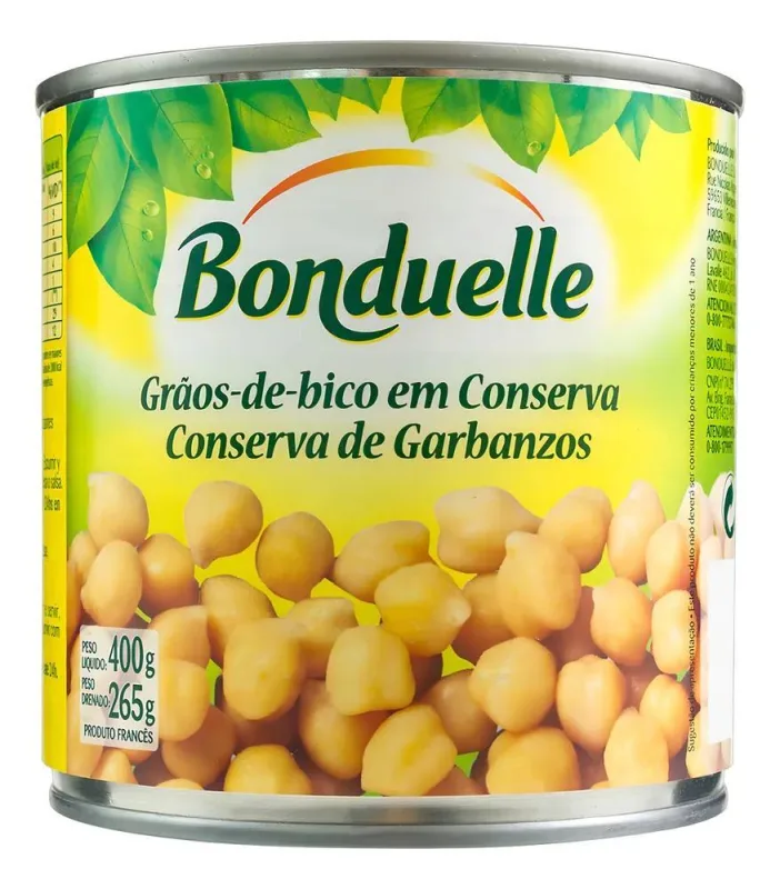 Grão-de-bico Em Conserva Bonduelle Lata 265g - Não Informado - Mercearia