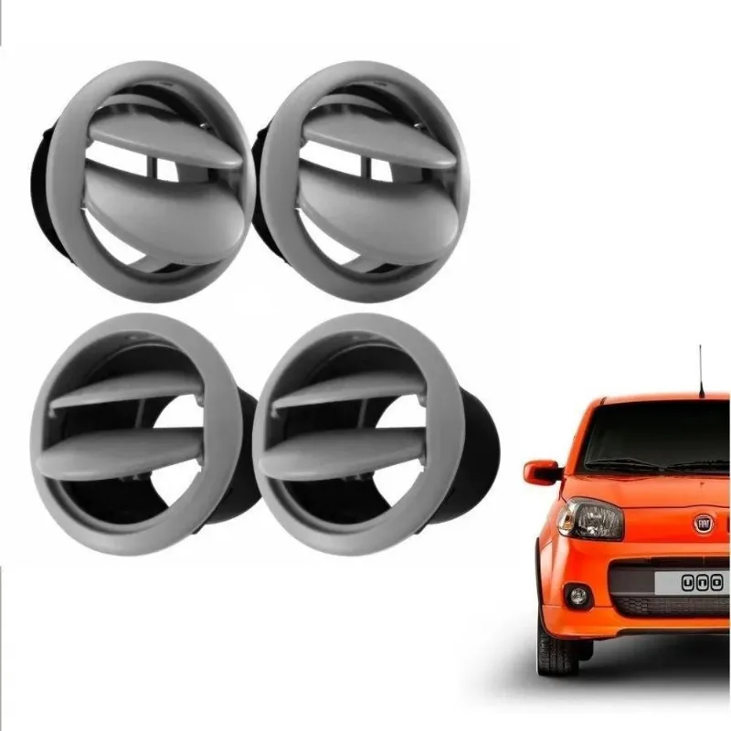 Kit Difusor Saida Ar Painel Uno Vivace Nova Fiorino Cinza