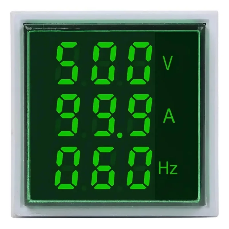 10x Voltímetro Amperímetro Frequencímetro Painel Embutir 22