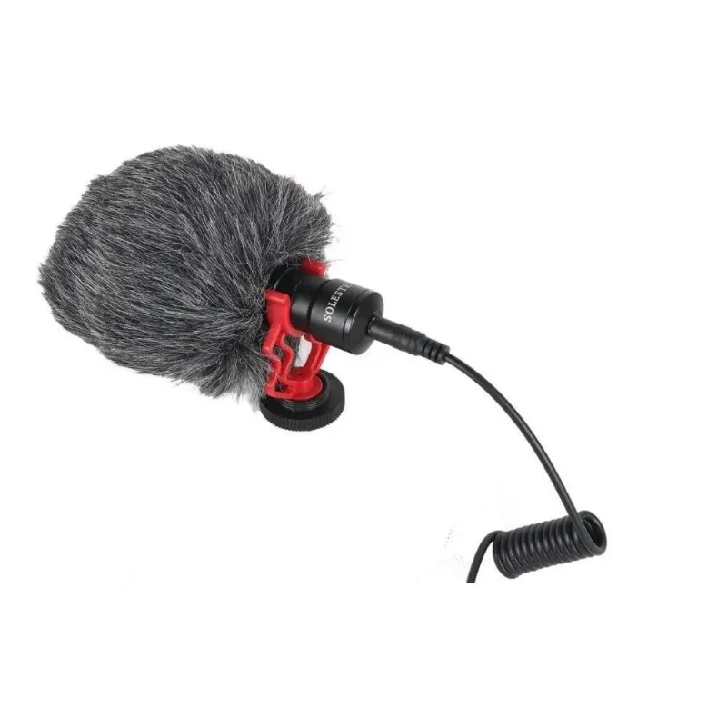 Microfone Soleste Mz1 Direcional Canon Nikon Smartphone T