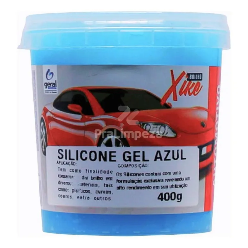 Silicone Gel Azul Perfumado Automotivo Standard - 400 Gr
