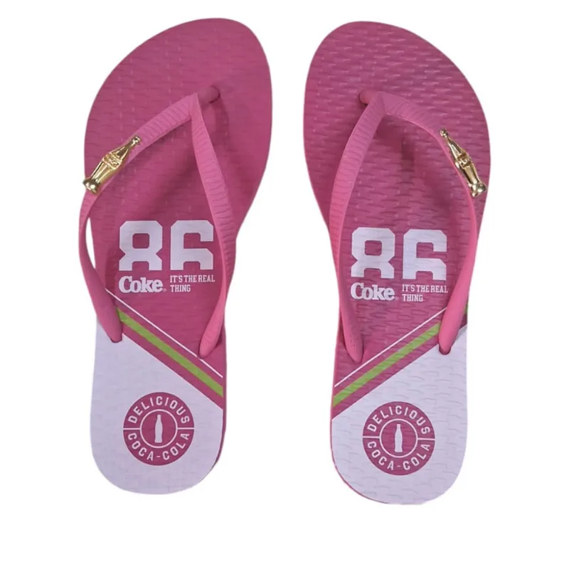 Chinelo Feminino Coca Cola Sprint Pink - CC4384