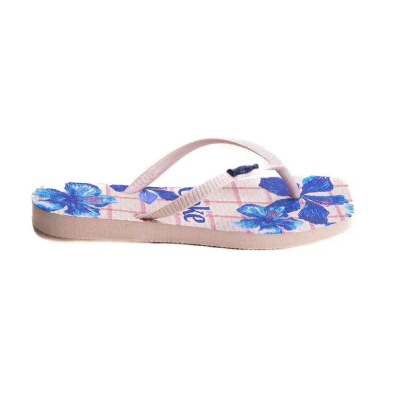 Chinelo Coca Cola Square Resort Hibiscus Feminino Rosa Rosa - 33/34 - Coca Cola - Moda