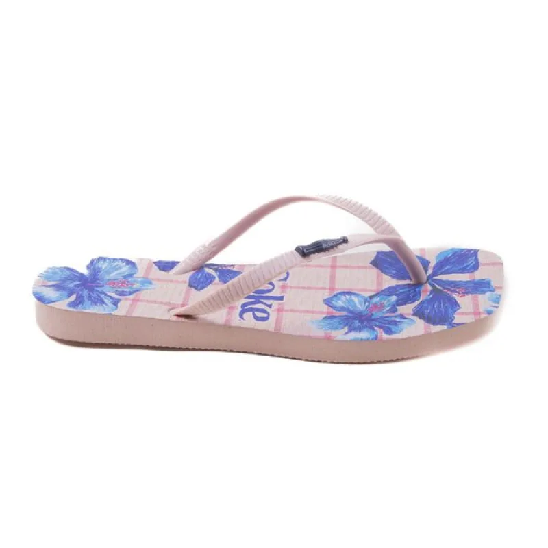 Chinelo Coca Cola Square Tropical Feminino Rosa e Azul Preto - 33/34 - COCA COLA - Moda