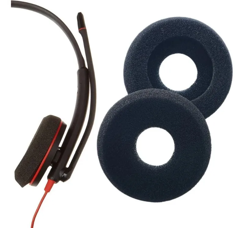 Espuma Plantronics C300 C310 C310m C320 C320m Preta 2unid
