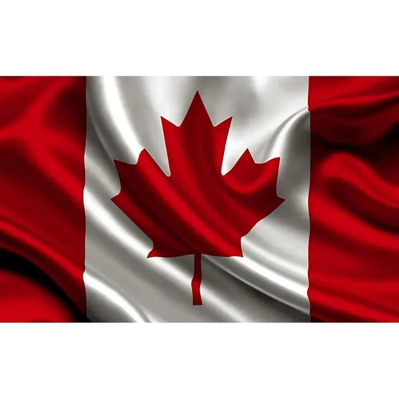 Bandeira País Tecido Cetim 1,40x0,90cm Copa Do Mundo P Canad