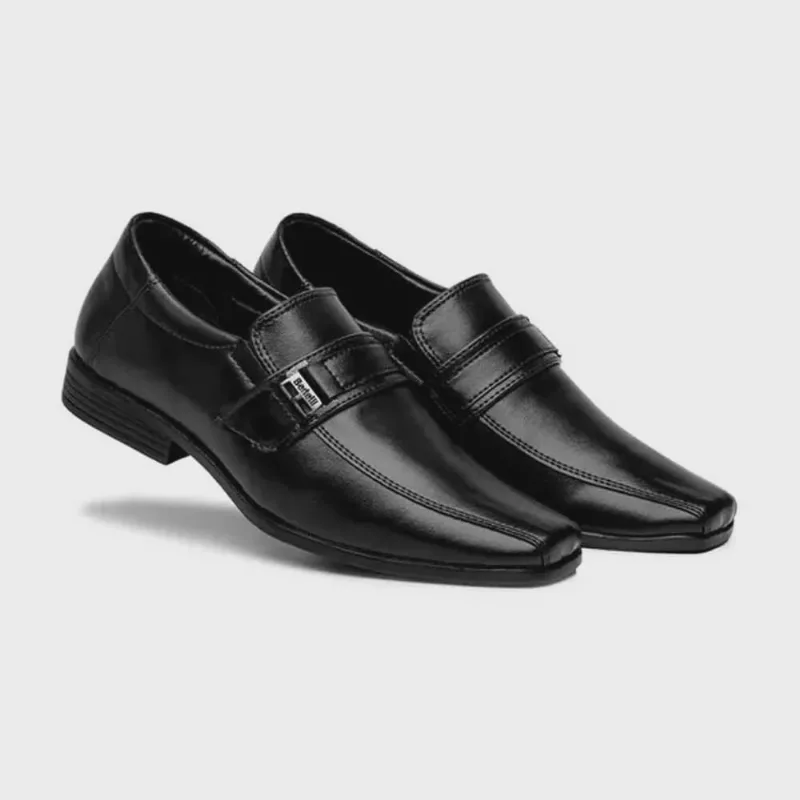 Sapato Social Infantil Fivela Preto Bertelli 70.104