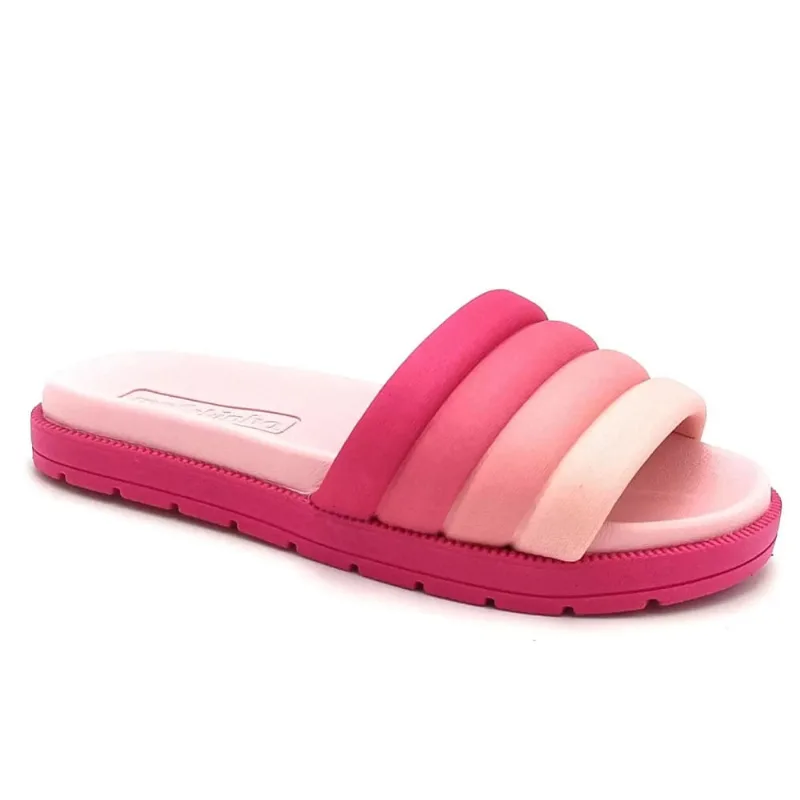 Chinelo Menina Molekinha Slide Degrade Rosa 2352.102