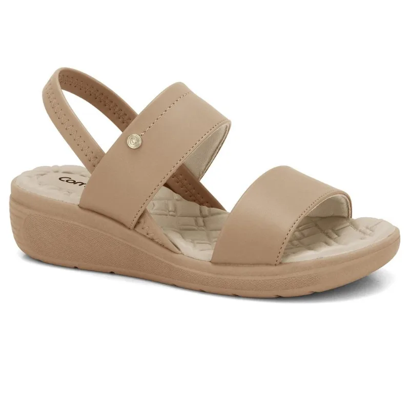 Sandalia Comfortflex Napa Plus Ref 2486305-1 Caqui 036