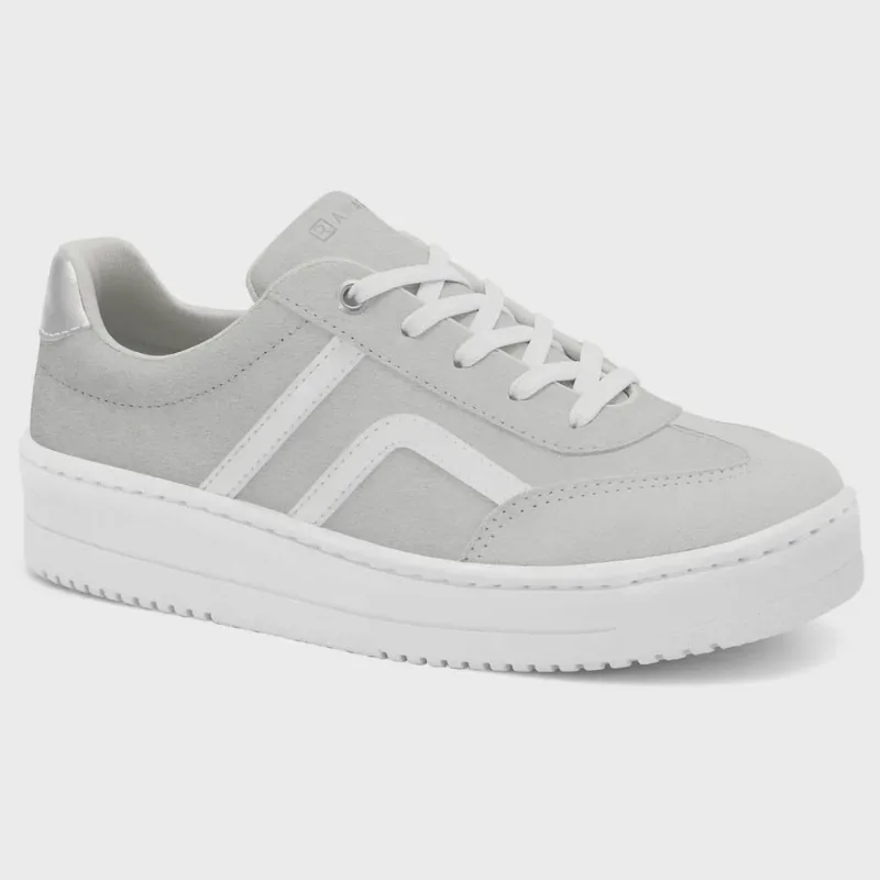Tênis Casual Feminino snk Camurça Ice Ramarim 2491103-0010
