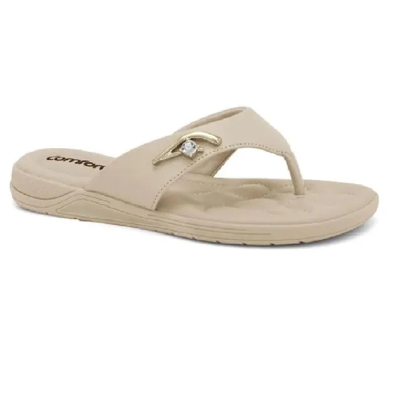 Chinelo Comfortflex Ref 2480403-1 Creme 034