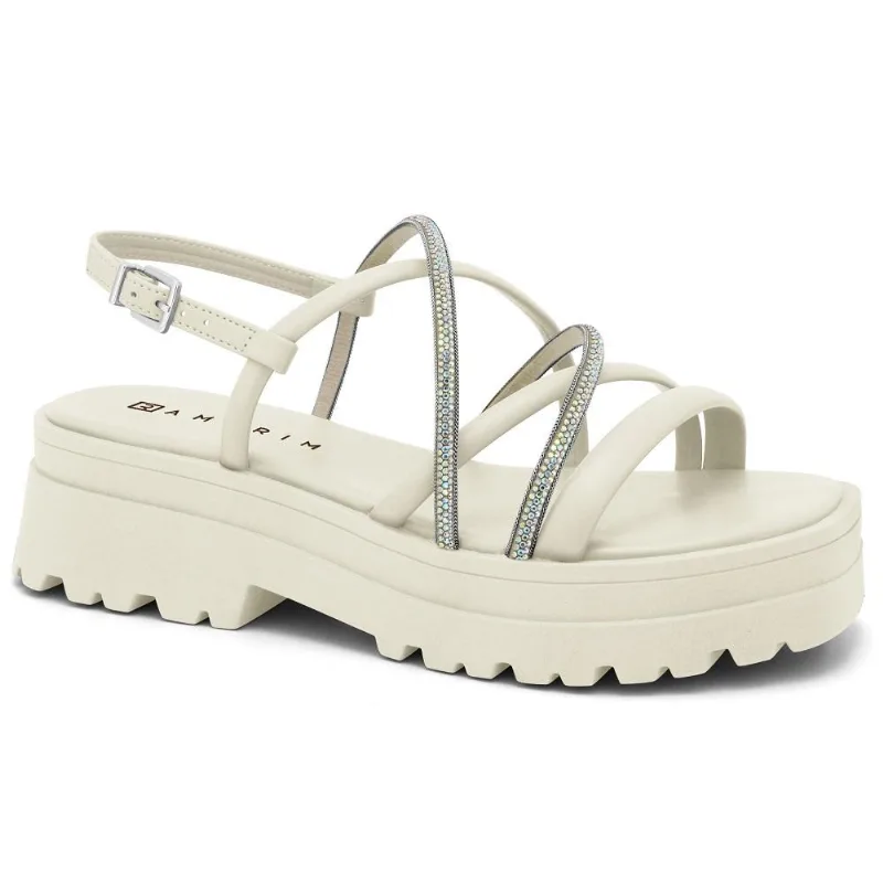 Sandalia Ramarim Ref 2438203-4 Creme 034