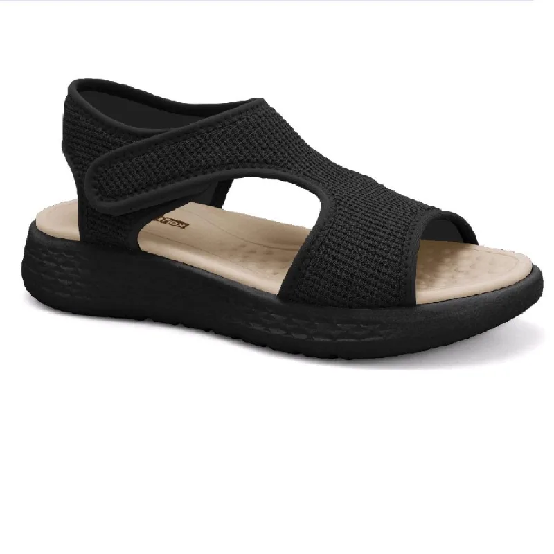 Sandalia Comfortflex Ref 2547304-7 Preto 035