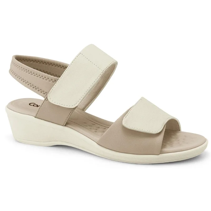 Sandalia Comfortflex Ref 2572303-1 Bege 040