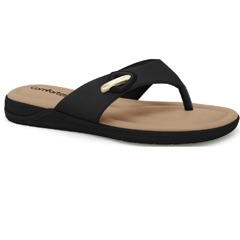 Chinelo Comfortflex Ref 2580301-2 Preto 034