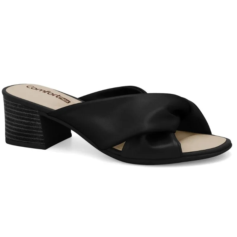 Tamanco Comfortflex Ref 2556302-3 Preto 040