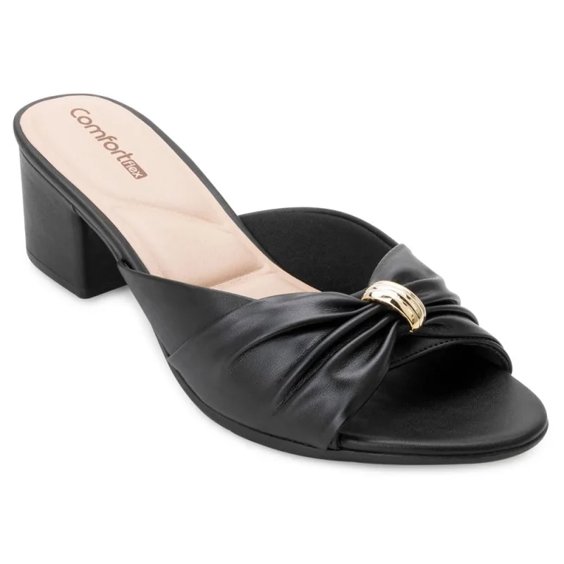 Tamanco Comfortflex P-B CF25-25624 - Comfortflex - Moda