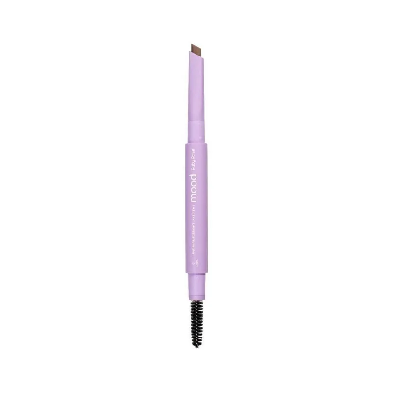 Lápis para Sobrancelha 2 em 1 Medium Mood Ruby Rose - Chanfrado